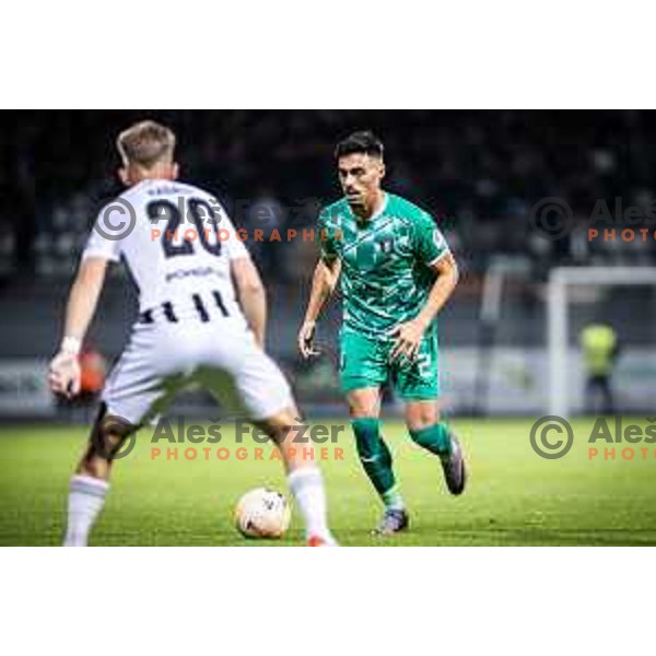 Jorge Fernando Dos Santos Silva in action during Prva liga Telemach football match between Mura and Olimpija in Fazanerija, Murska Sobota, Slovenia on September 3, 2023. Foto: Jure Banfi