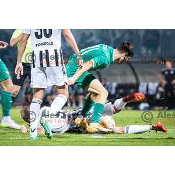 Ivan Posavec in action during Prva liga Telemach football match between Mura and Olimpija in Fazanerija, Murska Sobota, Slovenia on September 3, 2023. Foto: Jure Banfi