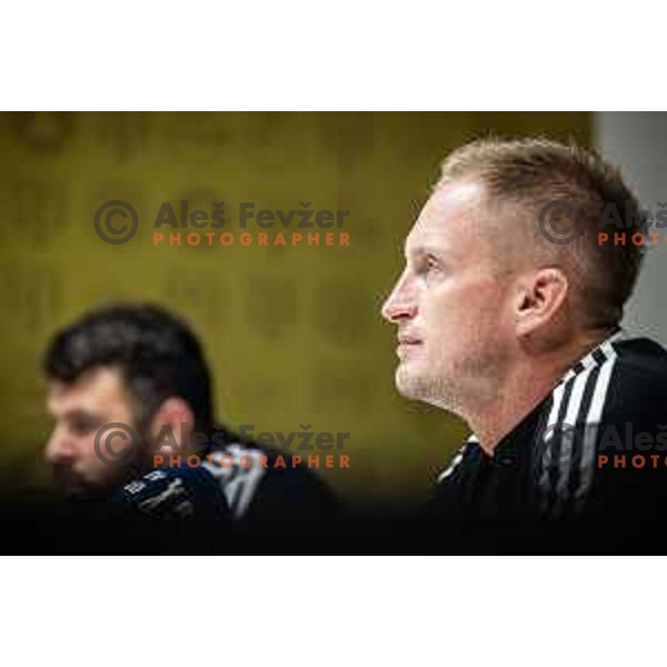 Darjan Slavic, temporary coach of Mura during Prva liga Telemach football match between Mura and Olimpija in Fazanerija, Murska Sobota, Slovenia on September 3, 2023. Foto: Jure Banfi