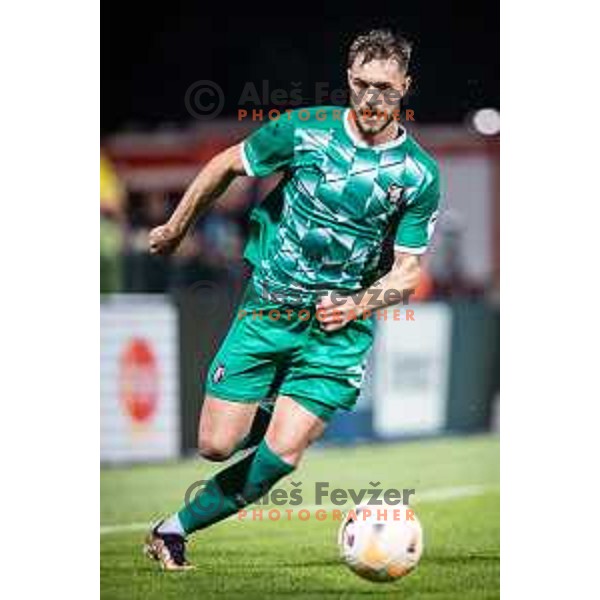 Pedro Lucas Schwaizer in action during Prva liga Telemach football match between Mura and Olimpija in Fazanerija, Murska Sobota, Slovenia on September 3, 2023. Foto: Jure Banfi