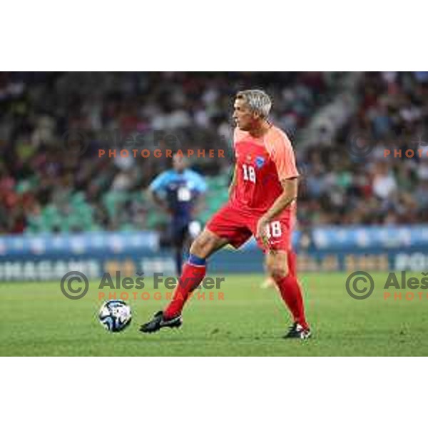 Mile Acimovic at UEFA Charity football match in Ljubljana, Slovenia on September 15, 2023