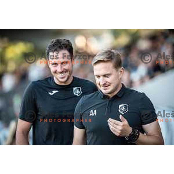 Ales Arnol, head coach of Bravo during Prva liga Telemach football match between Mura and Bravo in Fazanerija, Murska Sobota, Slovenia on September 16, 2023. Photo: Jure Banfi