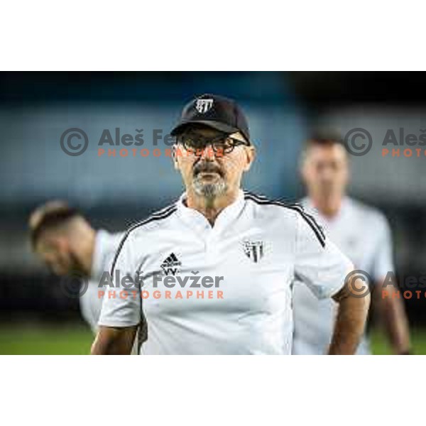 Vladimir Vermezovic, head coach of Mura during Prva liga Telemach football match between Mura and Bravo in Fazanerija, Murska Sobota, Slovenia on September 16, 2023. Photo: Jure Banfi