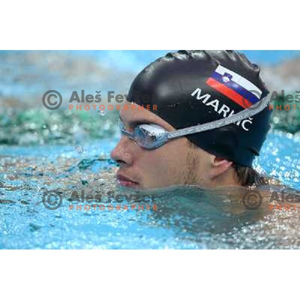 Matjaz Markic during practice session in Cube at 2008 Beijing Summer Olympic games, China on August 9, 2008