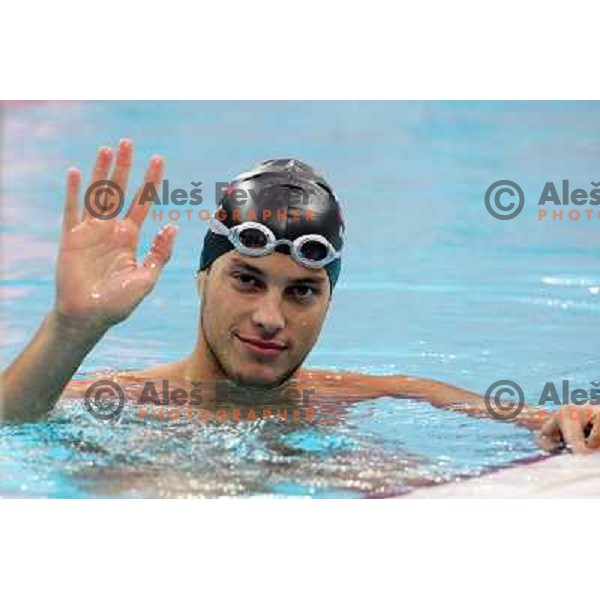 Matjaz Markic during practice session in Cube at 2008 Beijing Summer Olympic games, China on August 9, 2008