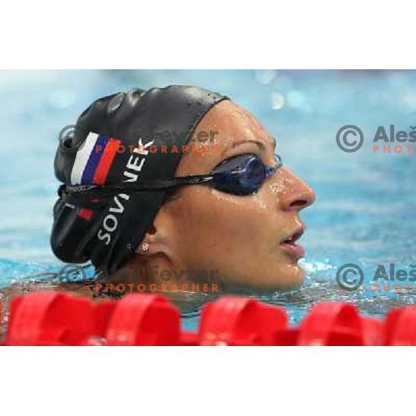 Nina Sovinek during practice session in Cube at 2008 Beijing Summer Olympic games, China on August 9, 2008