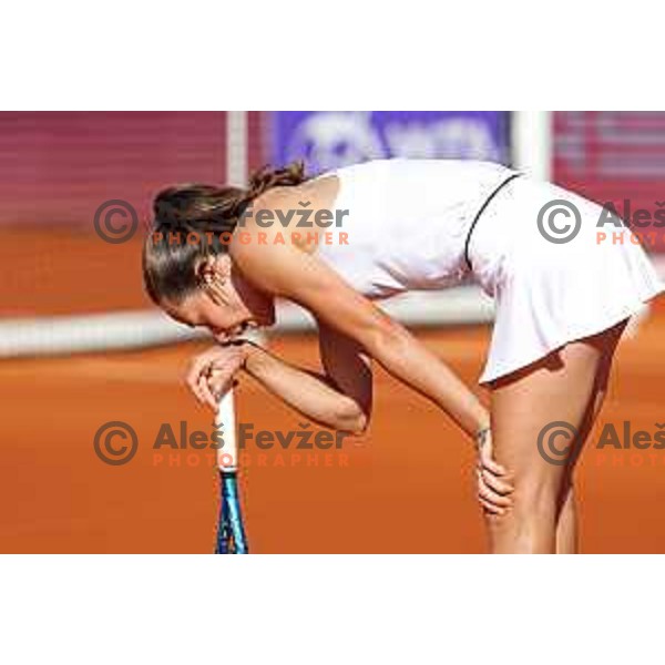 Runner-up Zeynep Sonmez (TUR) of WTA 125 Zavarovalnica Sava Ljubljana, Slovenia on September 17, 2023