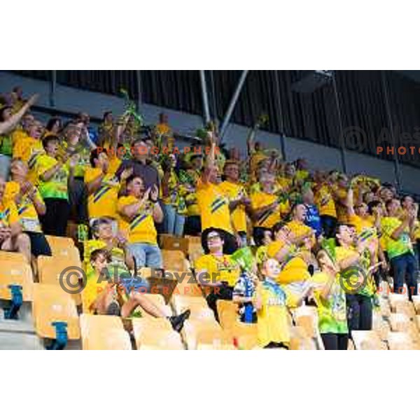 in action during EHF Champions League handball match between Celje Pivovarna Lasko and FC Porto in Zlatorog Arena, Celje, Slovenia on September 20, 2023