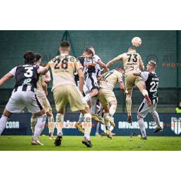 in action during Prva liga Telemach football match between Rogaska and Mura in Sportni center Rogaska Slatina, Slovenia on September 23, 2023.Photo: Jure Banfi