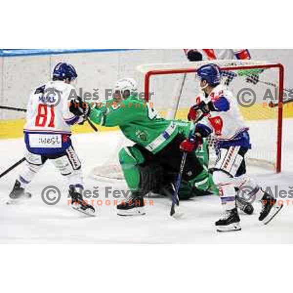 IceHL match between SZ Olimpija and Tiwag Innsbruck in Ljubljana, Slovenia on September 23, 2023