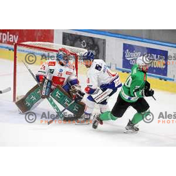 IceHL match between SZ Olimpija and Tiwag Innsbruck in Ljubljana, Slovenia on September 23, 2023