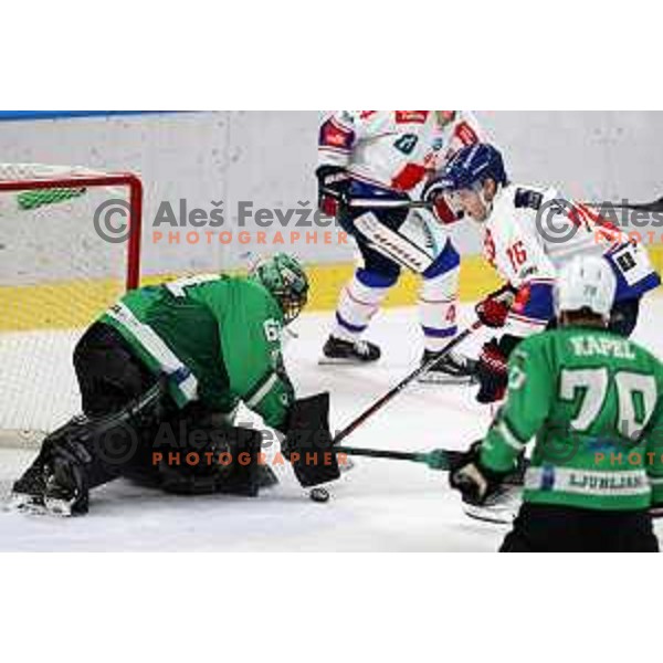 IceHL match between SZ Olimpija and Tiwag Innsbruck in Ljubljana, Slovenia on September 23, 2023
