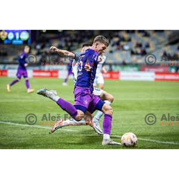 Marcel Lorber in action during Prva liga Telemach football match between Maribor and Koper in Ljudski vrt, Maribor, Slovenia on September 24, 2023. Photo: Jure Banfi