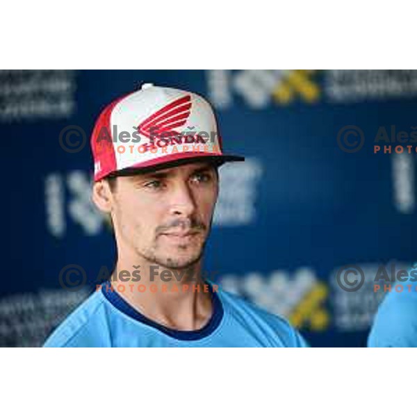 Tim Gajser during AMZS press conference before Motocross Nations League in TIGA243Land in Lemberg pri Šmarju, Slovenia on September 27, 2023