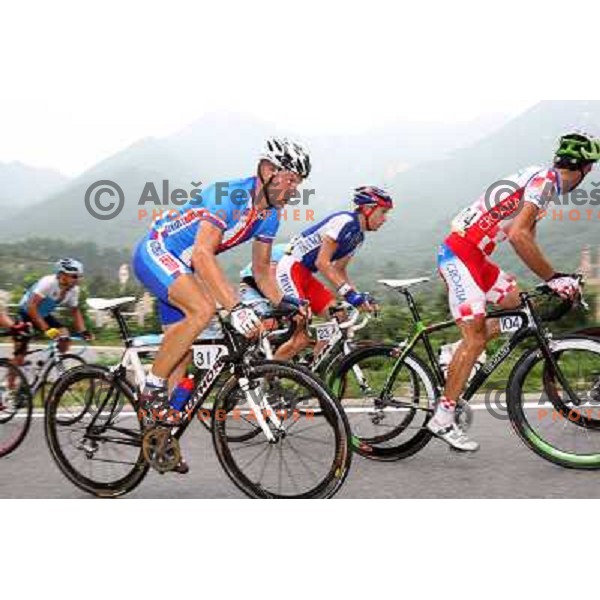 Petr Bencik (CZE) during Cycling Road race at Olympic games i Beijing, China 9.8.2008 