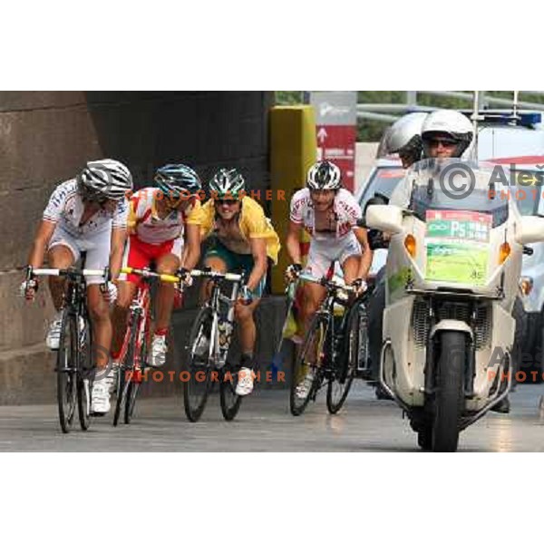 Pellizotti (ITA) during Cycling Road race at Olympic games i Beijing, China 9.8.2008 