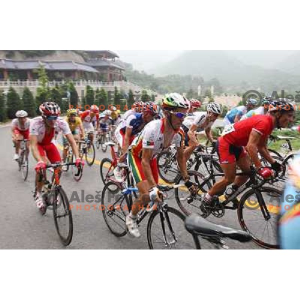 Nuno Ribeiro (POR) at Cycling Road race at Olympic games i Beijing, China 9.8.2008 