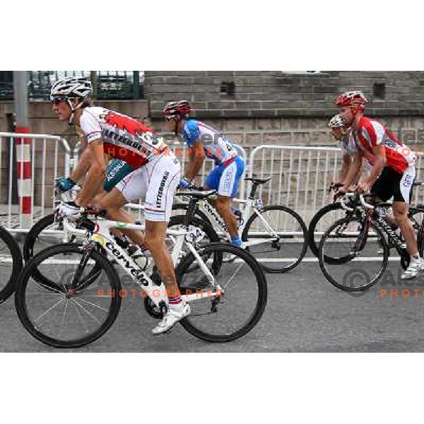 Andy Schlek (LUX) during Cycling Road race at Olympic games i Beijing, China 9.8.2008 