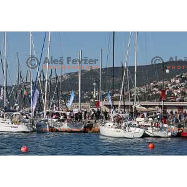 Official practice day of Barcolana Sailing Regatta 55, Trieste, Italy on October 7, 2023