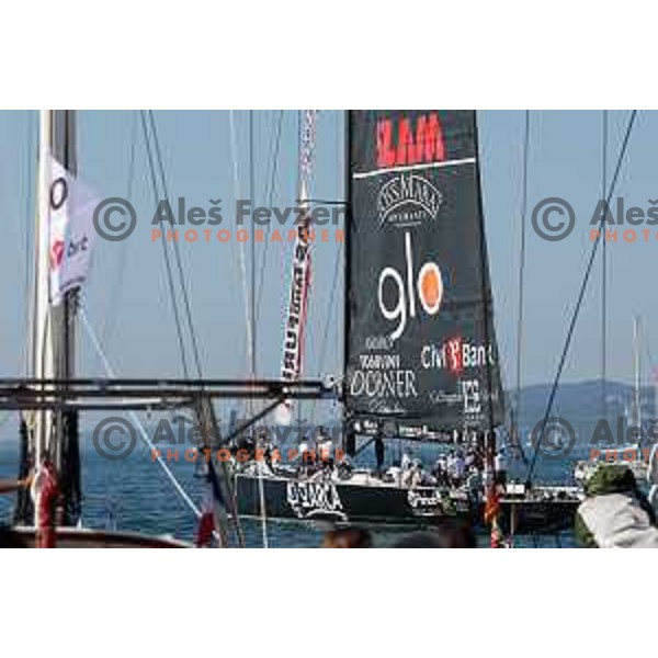 Official practice day of Barcolana Sailing Regatta 55, Trieste, Italy on October 7, 2023