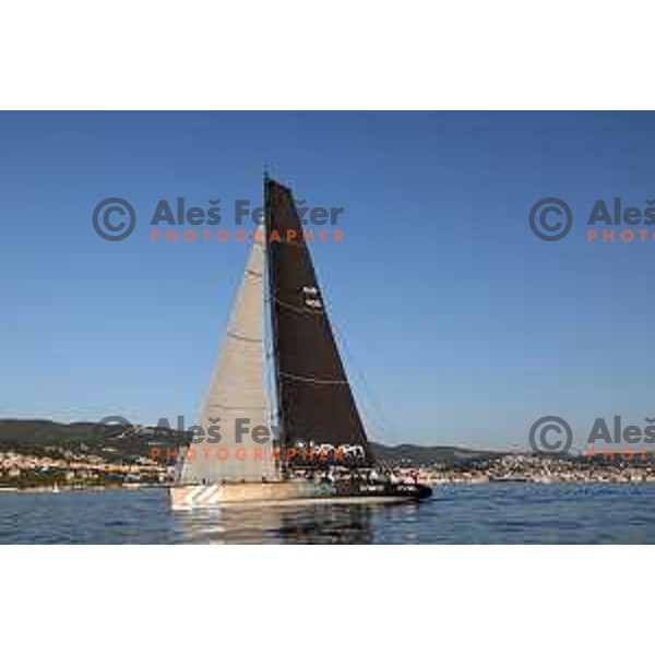 Official practice day of Barcolana Sailing Regatta 55, Trieste, Italy on October 7, 2023