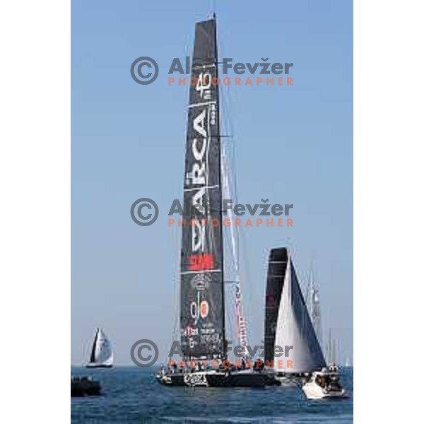 Official practice day of Barcolana Sailing Regatta 55, Trieste, Italy on October 7, 2023