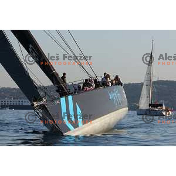 Official practice day of Barcolana Sailing Regatta 55, Trieste, Italy on October 7, 2023