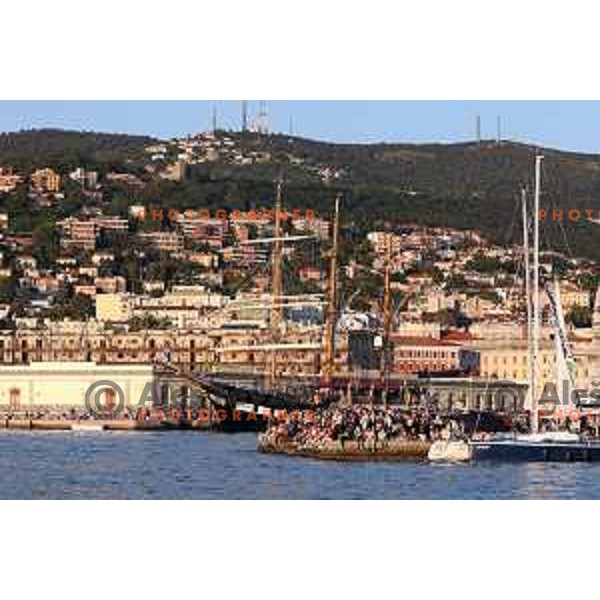 Official practice day of Barcolana Sailing Regatta 55, Trieste, Italy on October 7, 2023