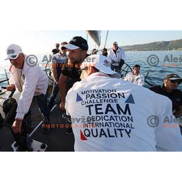 Official practice day of Barcolana Sailing Regatta 55, Trieste, Italy on October 7, 2023