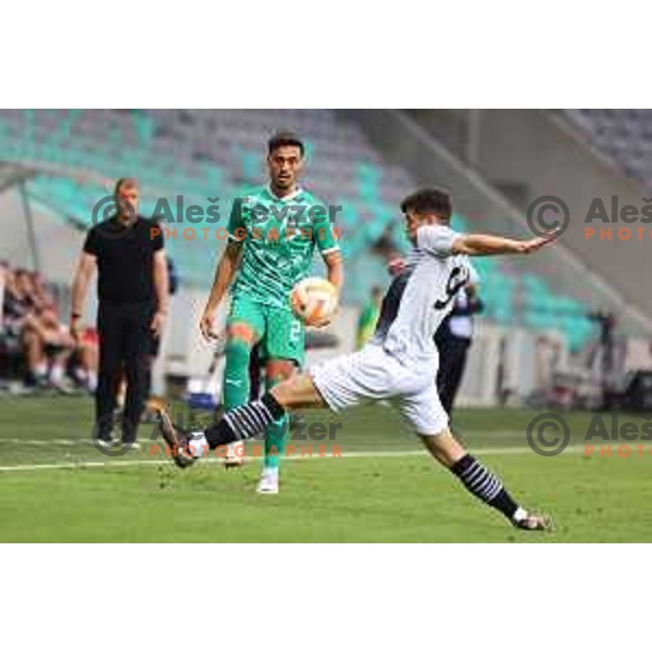 Jorge Fernando Dos Santos Silva in action during Prva Liga Telemach 2023/2024 football match between Olimpija and Radomlje in Ljubljana, Slovenia on October 8, 2023. Foto: Filip Barbalic