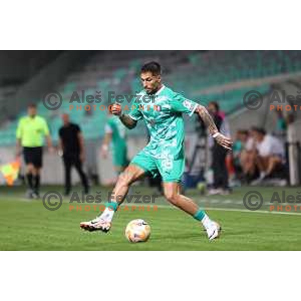 Rui Pedro Da Silva E Sousa in action during Prva Liga Telemach 2023/2024 football match between Olimpija and Radomlje in Ljubljana, Slovenia on October 8, 2023. Foto: Filip Barbalic