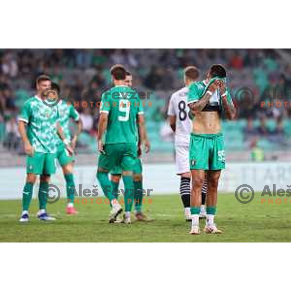 Rui Pedro Da Silva E Sousa in action during Prva Liga Telemach 2023/2024 football match between Olimpija and Radomlje in Ljubljana, Slovenia on October 8, 2023. Foto: Filip Barbalic