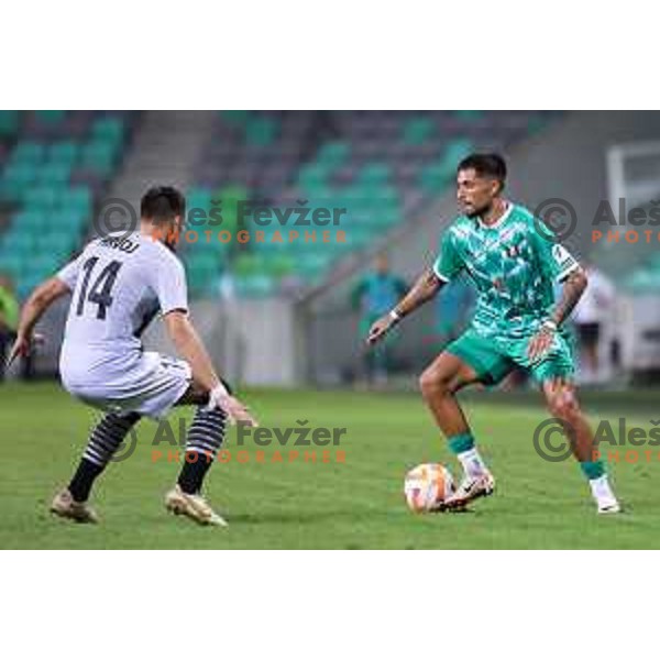 Rui Pedro Da Silva E Sousa in action during Prva Liga Telemach 2023/2024 football match between Olimpija and Radomlje in Ljubljana, Slovenia on October 8, 2023. Foto: Filip Barbalic