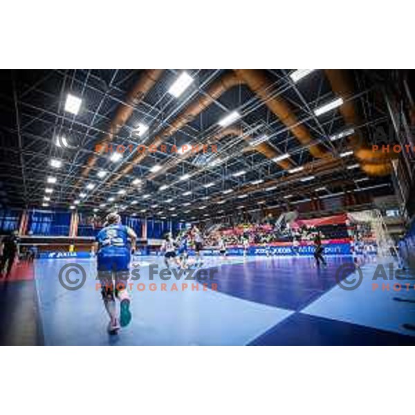 in action during Women’s Euro 2024 qualifications handball match between Slovenia and Latvia in Dvorana Golovec, Celje, Slovenia on October 11, 2023. Photo: Jure Banfi