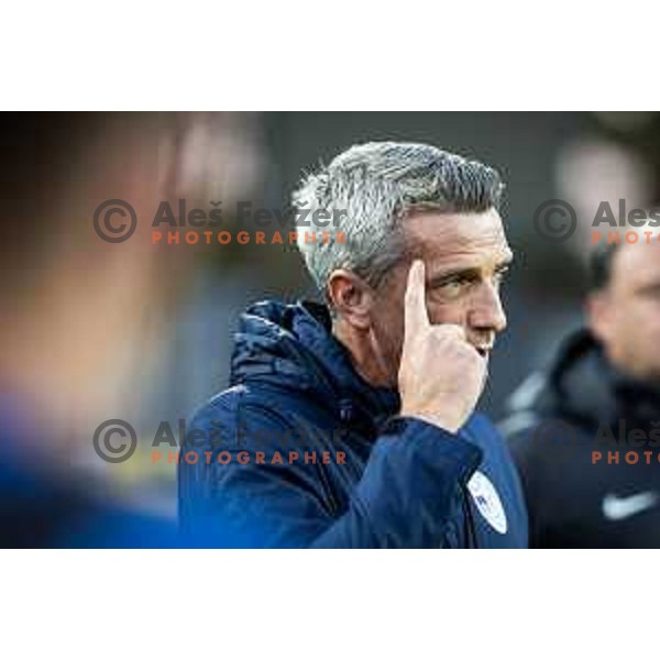 Milenko Acimovic, U21 Slovenia head coach during training on Fazanerija, Murska Sobota, Slovenia on October 16, 2023. Photo: Jure Banfi