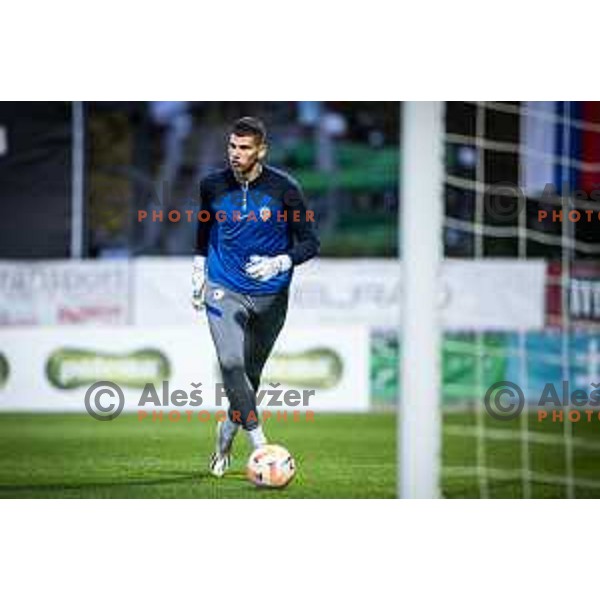 Lovro Stubljar during U21 Slovenia training on Fazanerija, Murska Sobota, Slovenia on October 16, 2023. Photo: Jure Banfi