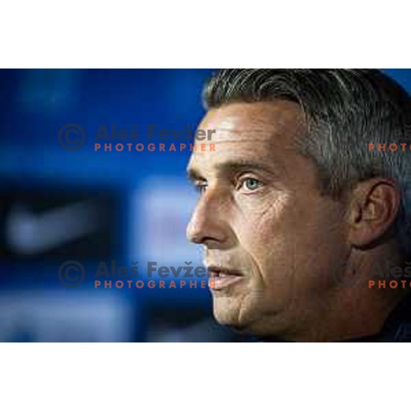 Milenko Acimovic, U21 Slovenia head coach during training on Fazanerija, Murska Sobota, Slovenia on October 16, 2023. Photo: Jure Banfi