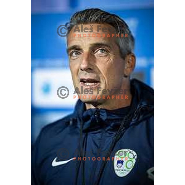 Milenko Acimovic, U21 Slovenia head coach during training on Fazanerija, Murska Sobota, Slovenia on October 16, 2023. Photo: Jure Banfi