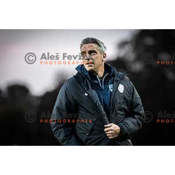 Milenko Acimovic during 2025 UEFA European U21 Championship qualifications football match between Slovenia and Austria in Fazanerija, Murska Sobota, Slovenia on October 17, 2023. Photo: Jure Banfi