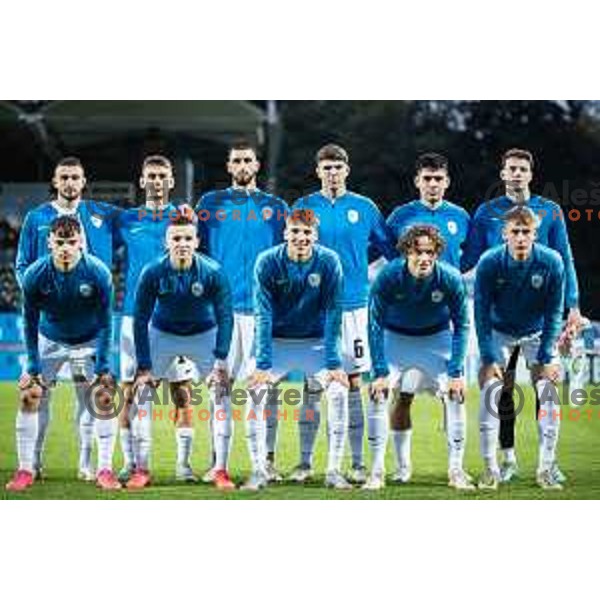 in action during 2025 UEFA European U21 Championship qualifications football match between Slovenia and Austria in Fazanerija, Murska Sobota, Slovenia on October 16, 2023. Photo: Jure Banfi