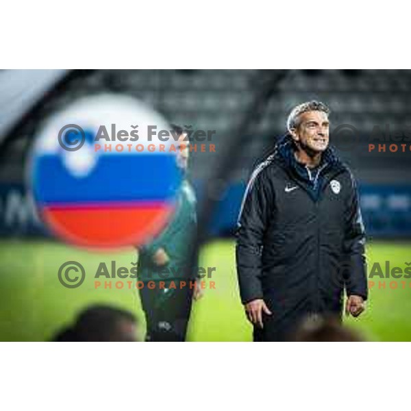 Milenko Acimovic during 2025 UEFA European U21 Championship qualifications football match between Slovenia and Austria in Fazanerija, Murska Sobota, Slovenia on October 17, 2023. Photo: Jure Banfi