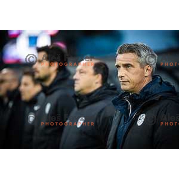 Milenko Acimovic during 2025 UEFA European U21 Championship qualifications football match between Slovenia and Austria in Fazanerija, Murska Sobota, Slovenia on October 17, 2023. Photo: Jure Banfi