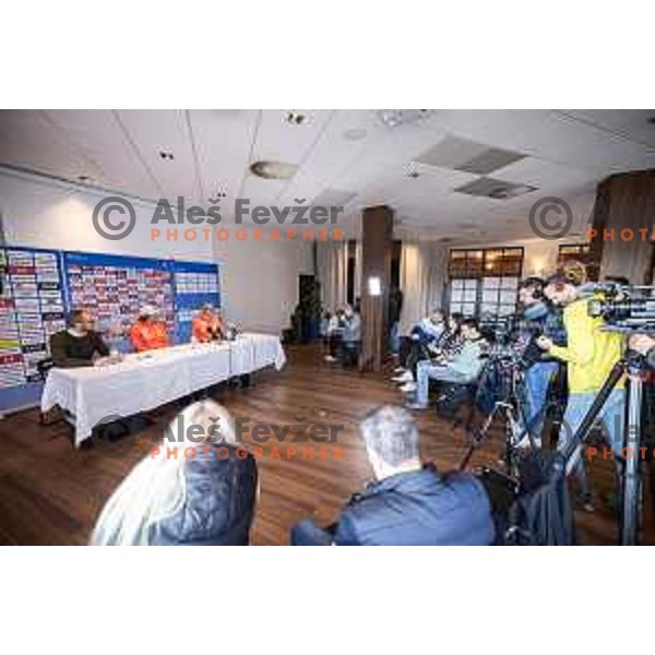 Ilka Stuhec during press conference in Hotel Arena, Maribor, Slovenia on October 19, 2023. Photo: Jure Banfi