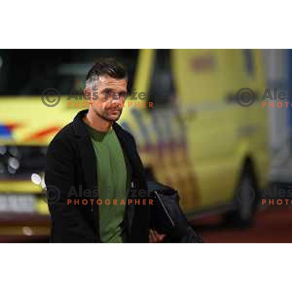 Head coach of Olimpija, Zoran Zeljkovic in action during Prva Liga Telemach 2023/2024 football match between Domzale and Olimpija in Domzale, Slovenia on October 21, 2023. Foto: Filip Barbalic