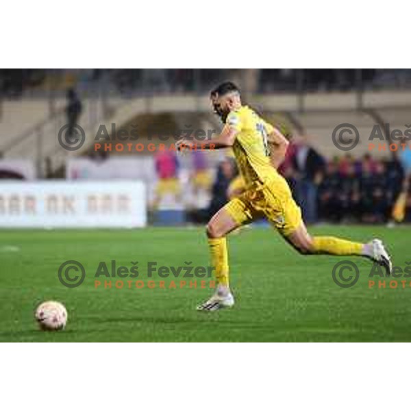 Danijel Sturm in action during Prva Liga Telemach 2023/2024 football match between Domzale and Olimpija in Domzale, Slovenia on October 21, 2023. Foto: Filip Barbalic