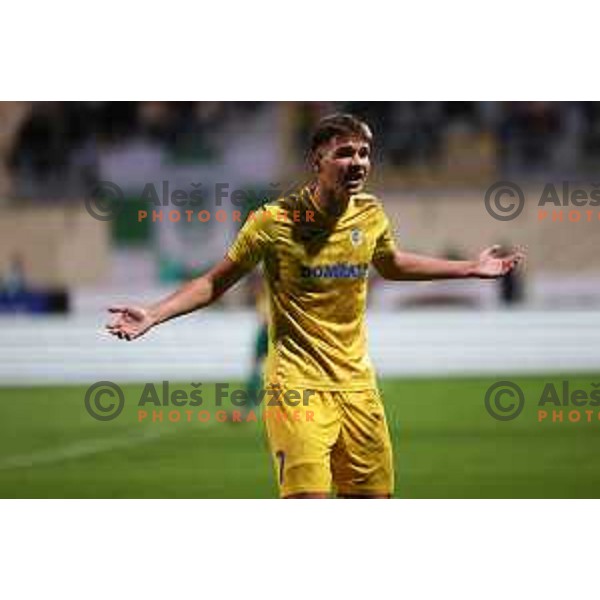 Luka Topalovic in action during Prva Liga Telemach 2023/2024 football match between Domzale and Olimpija in Domzale, Slovenia on October 21, 2023. Foto: Filip Barbalic