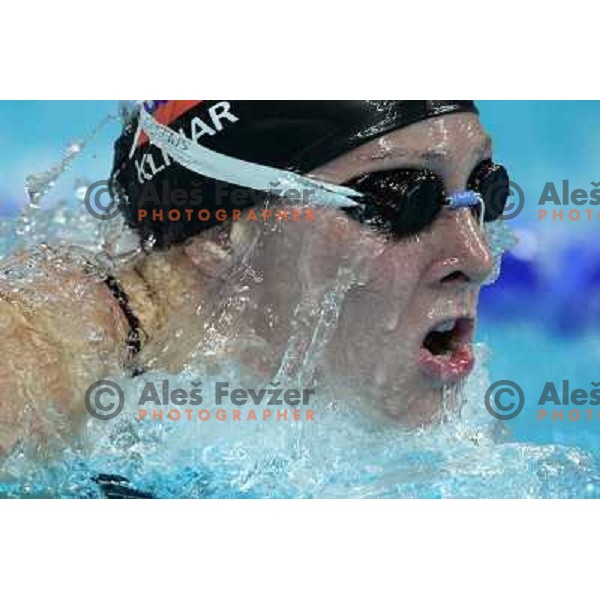 Anja Klinar (SLO) at 200 meters medley at swimming competition during Olympic Games in Beijing, China on August 11, 2008