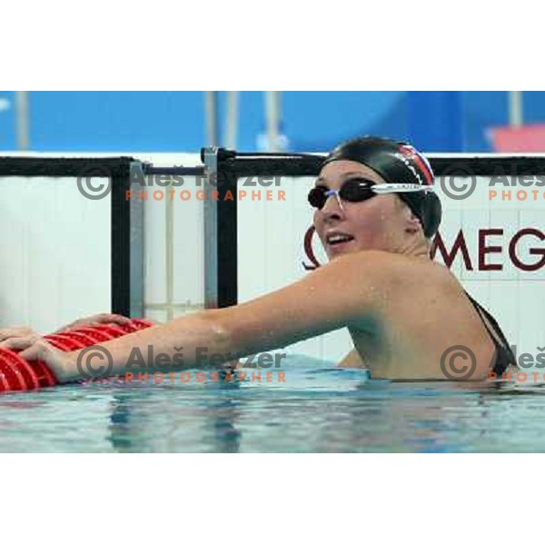 Anja Klinar (SLO) at 200 meters medley at swimming competition during Olympic Games in Beijing, China on August 11, 2008