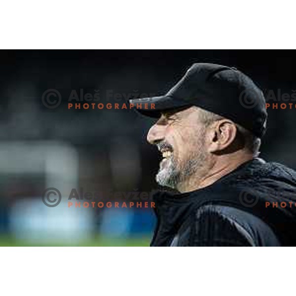 Vladimir Vermezovic, head coach of Mura during Prva liga Telemach football match between Mura and Koper in Fazanerija, Murska Sobota, Slovenia on October 22, 2023. Photo: Jure Banfi