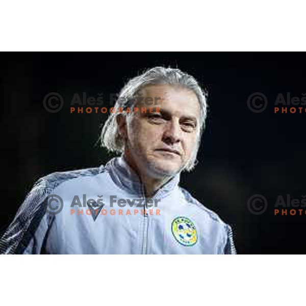 Safet Hadzic, head coach of Koper during Prva liga Telemach football match between Mura and Koper in Fazanerija, Murska Sobota, Slovenia on October 22, 2023. Photo: Jure Banfi